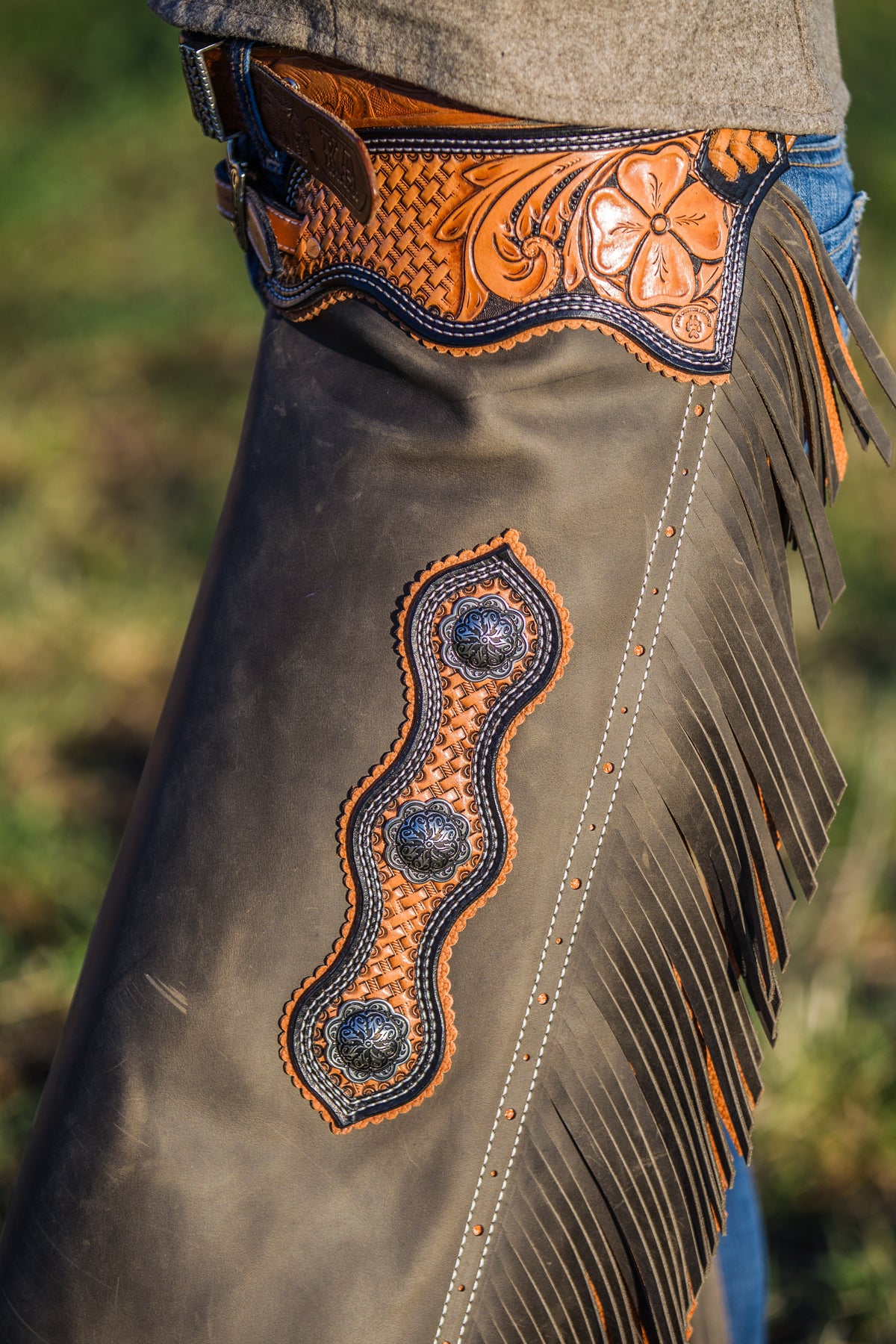 Custom Western Chinks