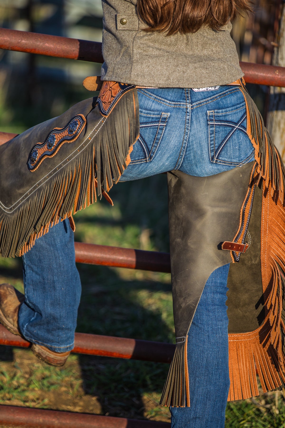 Custom Western Chinks